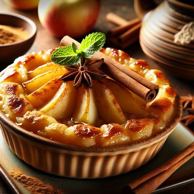 Image of Light Tasty Spiced Apple Dessert