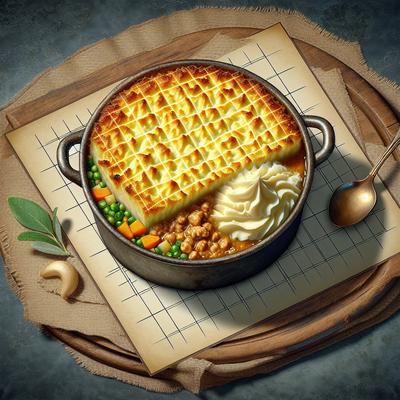 Lightened Up Cottage Pie with Golden Mash for 2