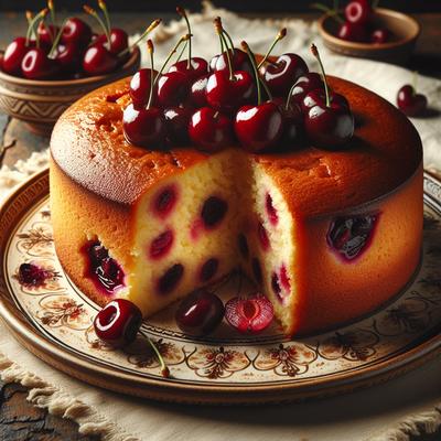 Image of Lomousin Cherry Pudding Cake