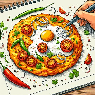 Image of Low Cal Spicy Omelet