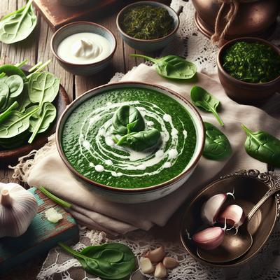 Low Carb Cream of Spinach Soup