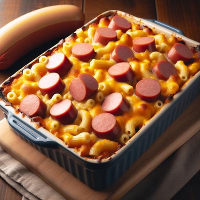 Image of Low Carb Mac and Cheese Dog Casserole
