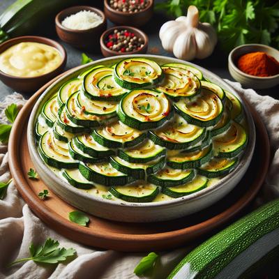 Image of Low Carb Scalloped Zucchini