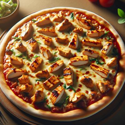 Low Fat Barbecue Chicken Pizza