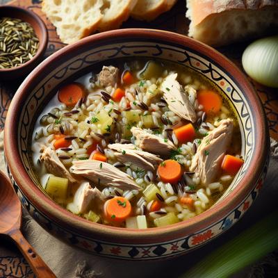 Low Fat Chicken and Wild Rice Soup