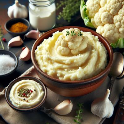 Image of Low Fat Creamy Mashed Cauliflower