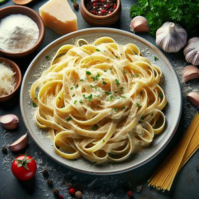 Low Fat Fettuccine Alfredo