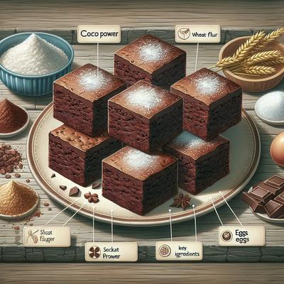 Image of Low Fat Fudgy Brownies