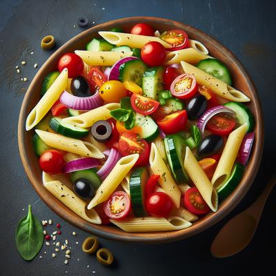 Image of Low Fat Italian Pasta Salad