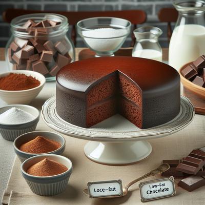 Image of Low Fat Low Calorie Dutch Chocolate Cake