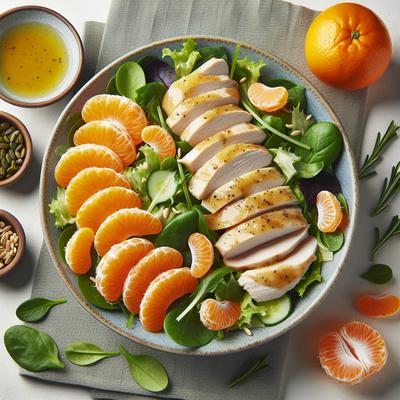 Image of Low Fat Mandarin Chicken Salad