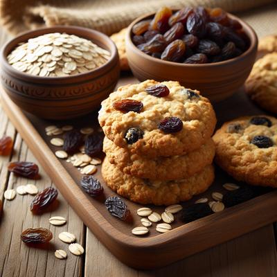 Image of Low Fat Oatmeal Raisin Cookies