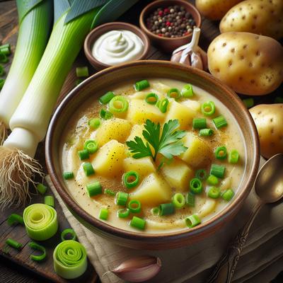 Low Fat Potato and Leek Soup