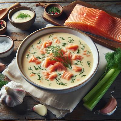Image of Low Fat Salmon Bisque