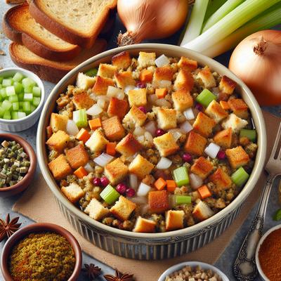 Image of Low Fat Thanksgiving Day Stuffing