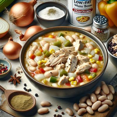 Low Fat White Chicken Chili