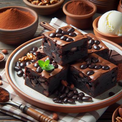 Image of Low Gi Brownies with Black Beans