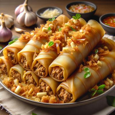 Image of Lumpia Stuffed Wrappers Lumpia Labong