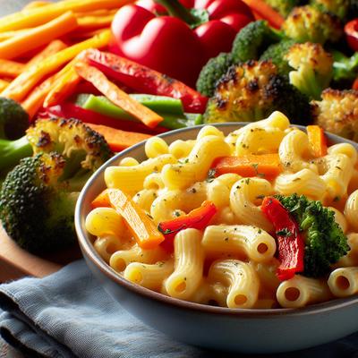 Image of Macaroni and Cheese and Veggies