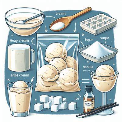Image of Make Your Own Vanilla Ice Cream in Baggies