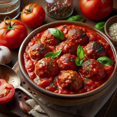 Image of Mama Bellas Tomato Gravy and Meatballs
