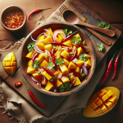 Image of Mango Kerabu Spicy Sweet Mango Salad