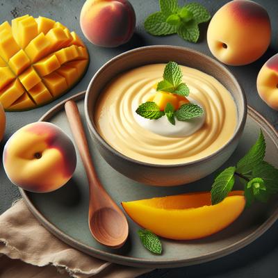 Image of Mango Peach Cream with a Hint of Mint