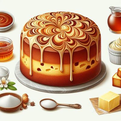 Image of Marbled Butterscotch Pound Cake