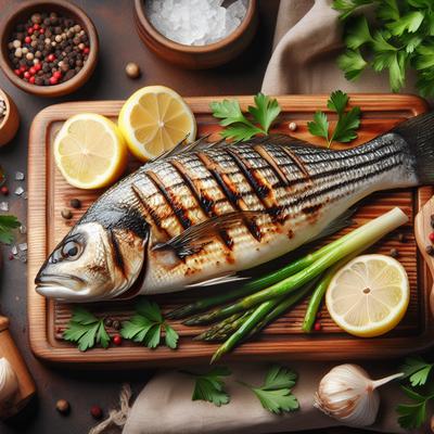 Image of Marinated Grilled Striped Bass