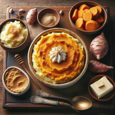 Image of Mashed Potato and Sweet Potato Casserole