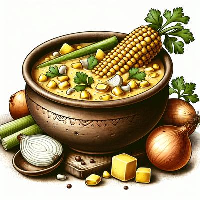 Image of Mealie Soup South African Corn Soup