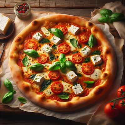Image of Mediterranean Goat Cheese Pizza