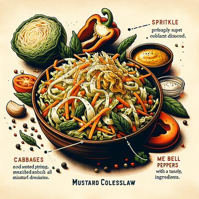 Image of Memphis Style Mustard Coleslaw Recipe