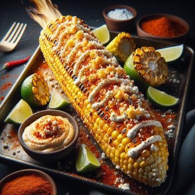 Mexican Roasted Corn on the Cob Good for a Bbq