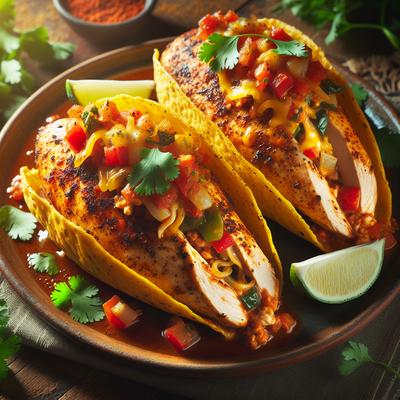 Image of Mexican Taco Flavored Stuffed Chicken Breasts