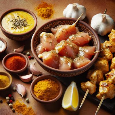 Image of Middle Eastern Marinade for Chicken Kebabs