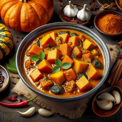 Image of Mirj's Easy Sweet and Spicy Fat Free Curry Flavored Pumpkin