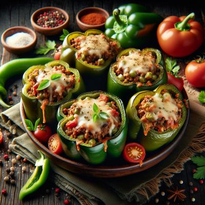 Image of Mom's Best Stuffed Green Bell Peppers