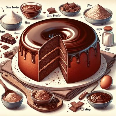 Image of Mom's Chocolate Chiffon Cake