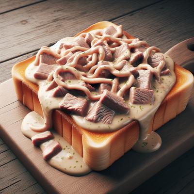 Image of Mom's Easy Creamed Chipped Beef on Toast