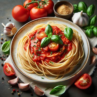 Image of Mom's Spaghetti and Sauce
