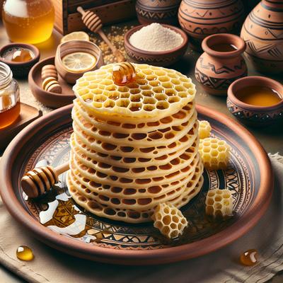 Image of Moroccan Honeycomb Pancakes Beghrir