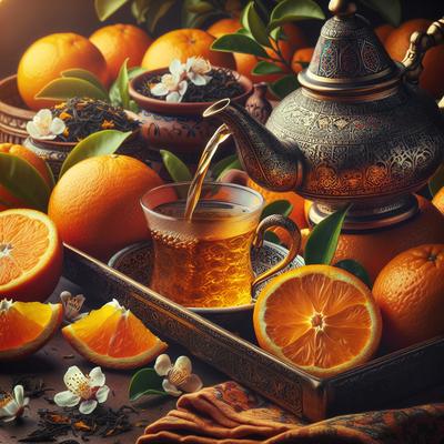 Image of Moroccan Orange Blossom Tea Recipe