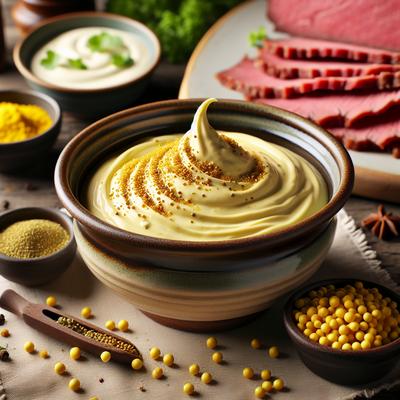 Image of Mustard Cream Sauce for Corned Beef