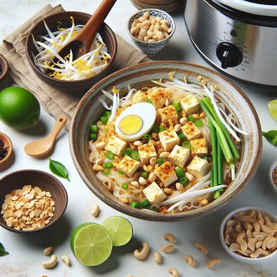 Image of Nat's Version of Crock Pot Easy Pad Thai