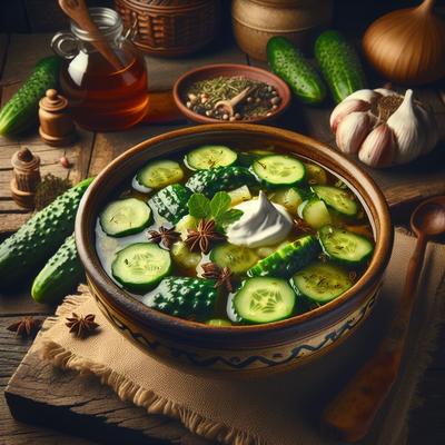 Image of North Croatian Cucumber Stew Cuspajz Od Krastavaca
