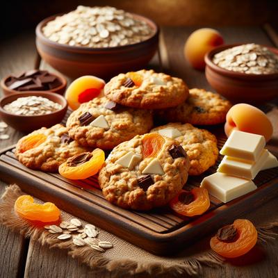 Image of Oatmeal Apricot White Chocolate Chunk Cookies