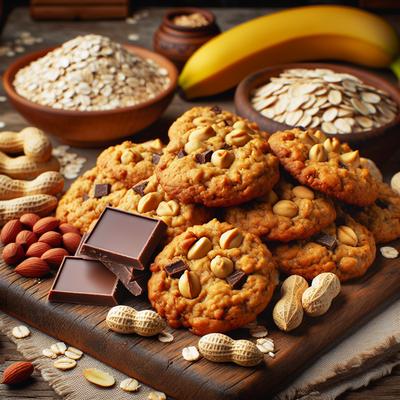 Image of Oatmeal Peanut Choconana Cookies