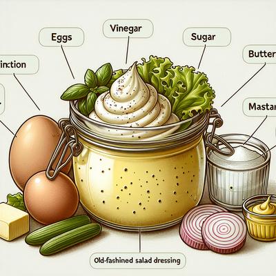 Image of Old Fashioned Boiled Salad Dressing