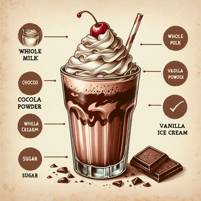 Image of Old Fashioned Chocolate Milkshake